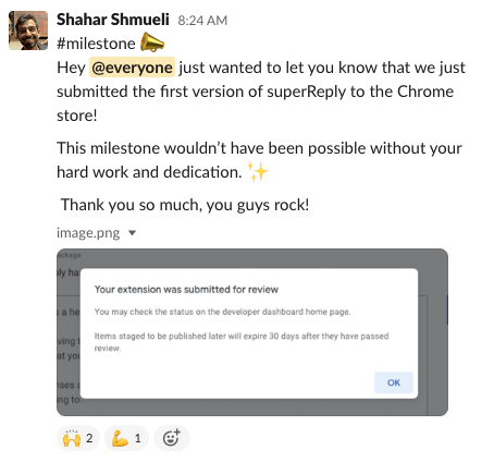 superReply launch